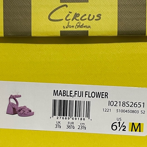 Circus by Sam Edelman Mable Ankle Strap Sandal in Fiji Flower Size 6.5 - Picture 4 of 4